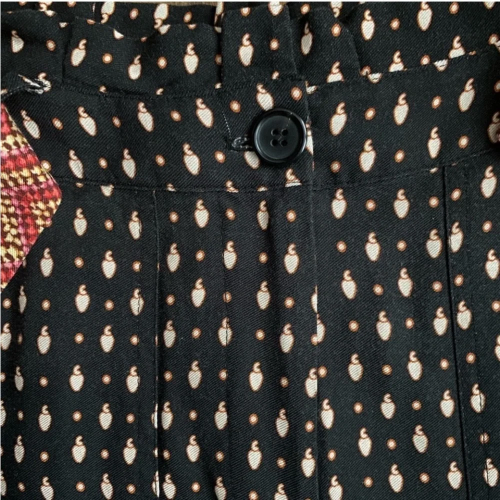 Farm Rio Tucker Paperbag Pants Fruits Belted Crop Size XS - Picture 8 of 13